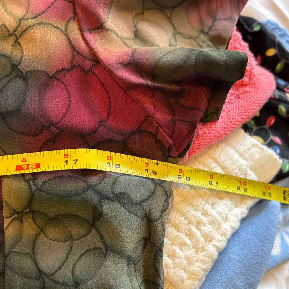 SIMPLY SILK Abstract multicolor Dress size L - Picture 10 of 10